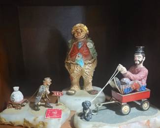 Ron Lee Clown Sculpture Figurines