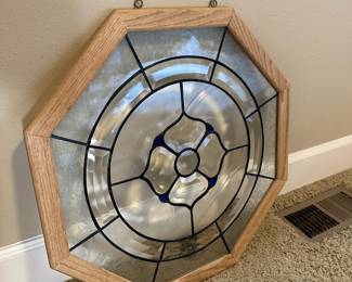 Octagonal Leaded Glass Window