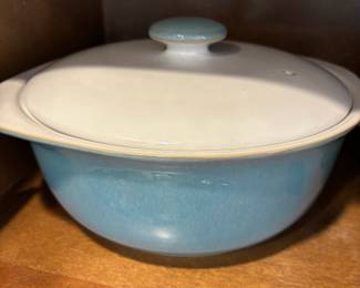 Denby Azure Haze Dinnerware Set & Casserole Dish