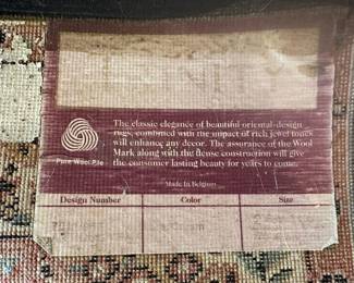 Oriental Design Runner Rug – 2'8" x 11' Made in Belgium