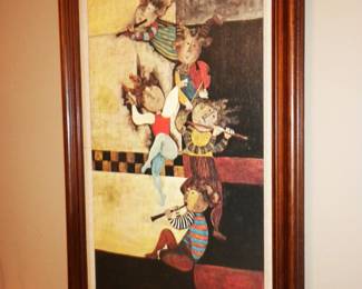 Vintage Canvas by Graciela Rodo Boulanger "Les Musicians"