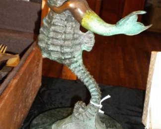 Christopher Bell Bronze Sculpture Horse Play / Rare HTF