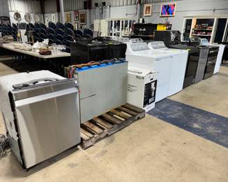 Dishwasher, Forklift Battery, Toilet and Washers & Dryers Orlando Estate Auction