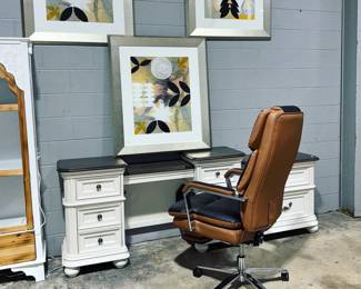 Desk, Office Chair and Artwork Orlando Estate Auction