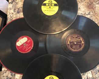 Vintage 78 records Hank Williams, Bob Wills