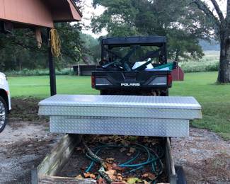 Truck tool box with key