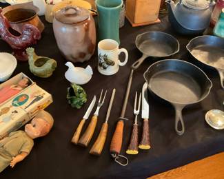 Cast-iron cookware no names on them