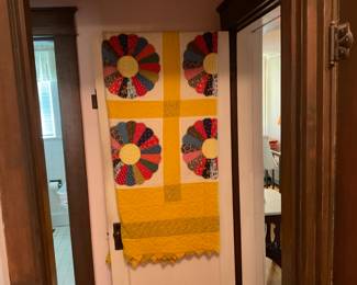 Amazing Quilts and they are hand stitched