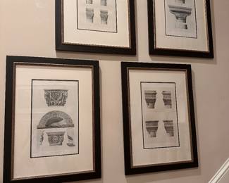19th century architectural prints