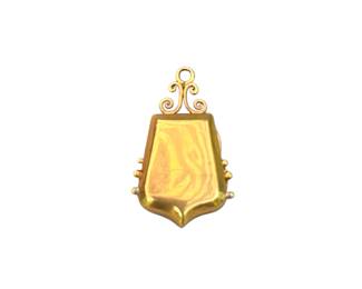 Gold Watch Fob