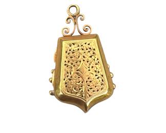 Gold Watch Fob