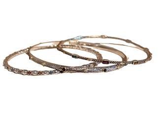 Konstantino Sterling & Gemstone Bangles