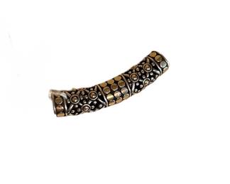 John Hardy 18K gold & Sterling Slider