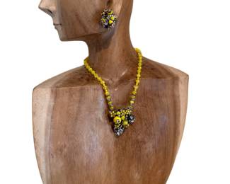 Rare Vintage Robe'rt Necklace and Earrings