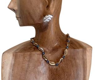 Vintage Trifari Earrings & Necklace