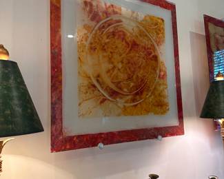 One of Three beautiful handmade art glass pieces