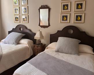 Pair of Full Beds. Restoration Hardware. 