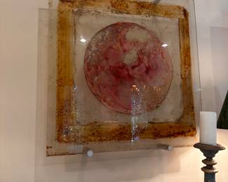 One of Three beautiful handmade art glass pieces