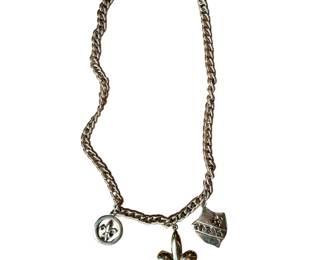 Rare Vintage Gold Tone Givenchy Necklace.