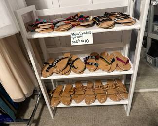 New ladies sandals left from a business adventure, euro sizes 37 to 40, 6.5 to 10 ish in US