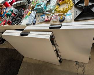 2 six  foot folding tables like new