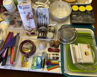 Kitchen, knives, decorating, etc.