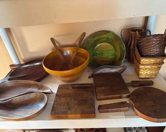Vintage wood carve boards
