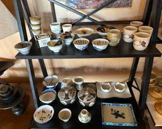 Japanese items throughout the home were purchased in Japan by Grandparents while stationed overseas and there ate So So Many!