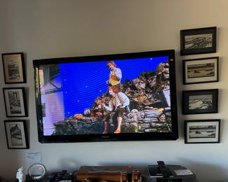 50 inch Panasonic television with remote