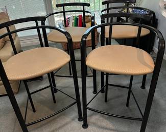 Mid Century Modern barstools by Loewenstein