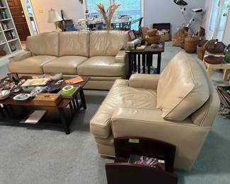 Fine Leathercraft Sofa and Chair