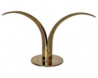 Ivar Ålenius Björk Liljan Brass Candlestick Ystad-Metall
