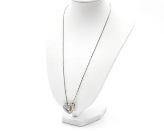 Sterling Silver Heart Pendant Necklace
