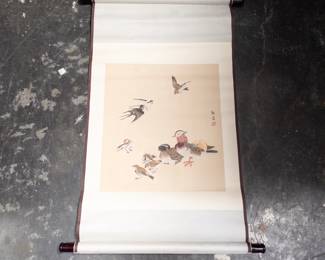 Japanese Kakejiku Scroll Paintinγ