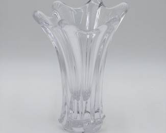 Cofrac Art Verrier Crystal Vase