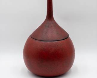 Mango Wood Teardrop Lidded Box