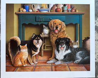 Braldt Bralds Cheese 1996 Limited Edition Lithograph