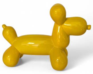 Balloon Dog Ceramic Figurine