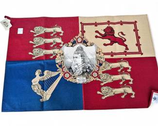 Royal Collection Queen Victoria Royal Standard Tea Towel