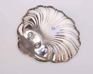 Antique Gorham Sterling Silver Shell Dish 445