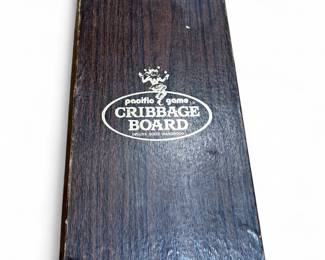 Deluxe Hardwood Vintage Cribbage Board from Pacific Game