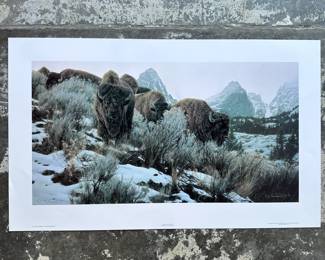 Rod Frederick Mountain Echoes 1998 Limited Edition Lithograph