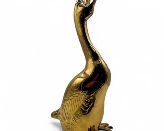 Vintage Brass Goose