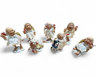 Goebel Richard Simmons Reminder Angels Figurines