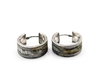 Milor Italy Sterling 925 Hoop Earrings
