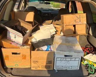 Tons of boxes to pick thru