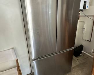 LG refrigerator/freezer. Like New Condition. 27 cu. ft. SMART Counter Depth MAX French Door Refrigerator with Ice and Water, ADA Comp in PrintProof Stainless Steel