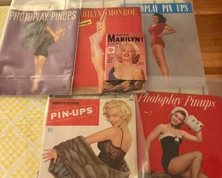 Collection of early Marilyn Monroe Magazines