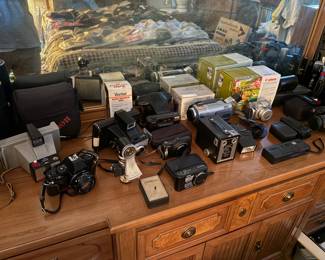 Vintage camera collection