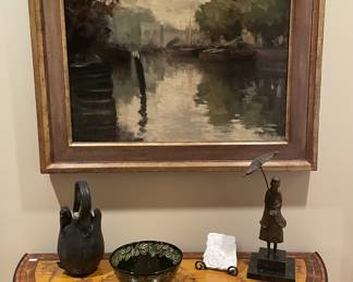 Michel Dutrieu
L’Eseaut à Tournoi
oil on canvas